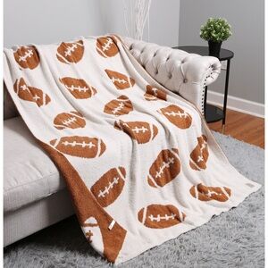 FOOTBALL GAME DAY REVERSIBLE THROW BLANKET